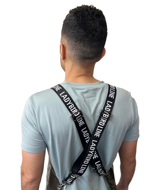 Ladybird Line Black Plastic Waterproof Hair and Bleach Resistant Signature Crossover Apron 113