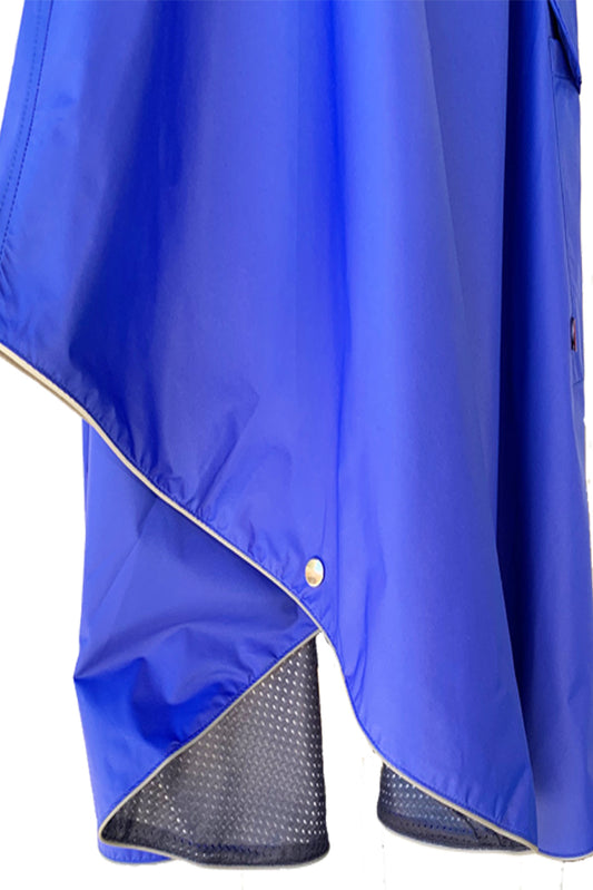 Blue Lightweight Waterproof Poncho - 105