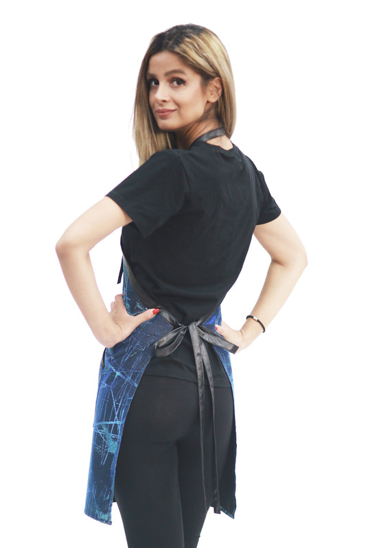 Sparkling Grooming Apron-Blue - 160-B