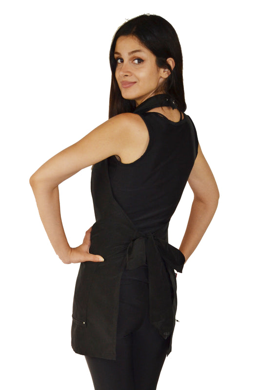 280 - Pro Jacket Style Water Resistant Hair Resistant and Bleach Resistant Button Front Styling Apron