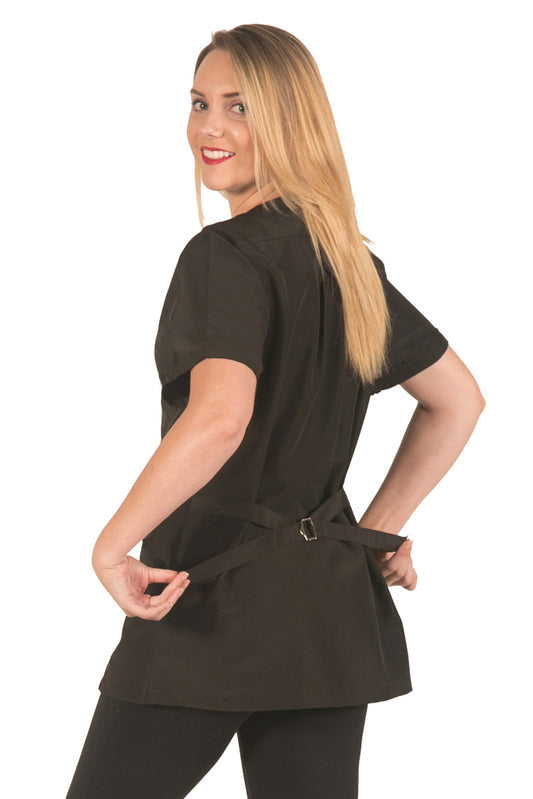 460 - Groomers Rhinestone Water Resistant Bleach and Hair Resistant Jacket for Pet Groomers and Hair Stylists