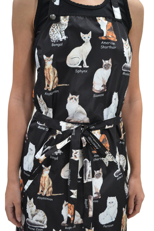 625 - The Catty Groomer Waterproof Hair Resistant and Bleach Resistant Bathing and Grooming Apron
