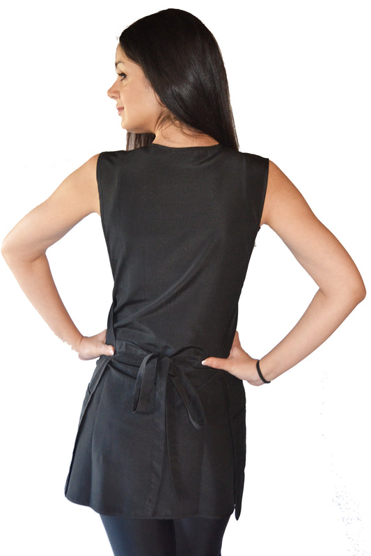 720 - Rhinestone Zipper Water Resistant Hair Resistant and Bleach Resistant Cobbler Style Apron