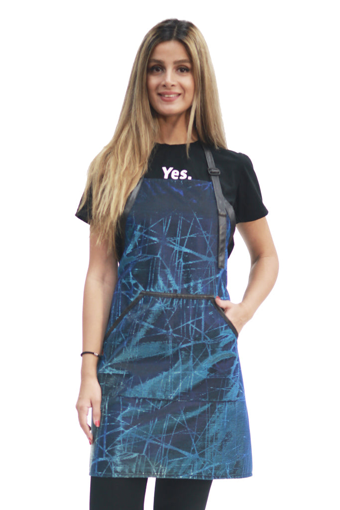 Sparkling Grooming Apron-Blue - 160-B