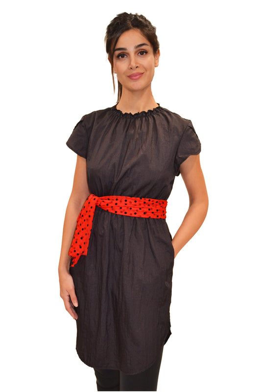 444 - Ladybird Line Little Black Dress