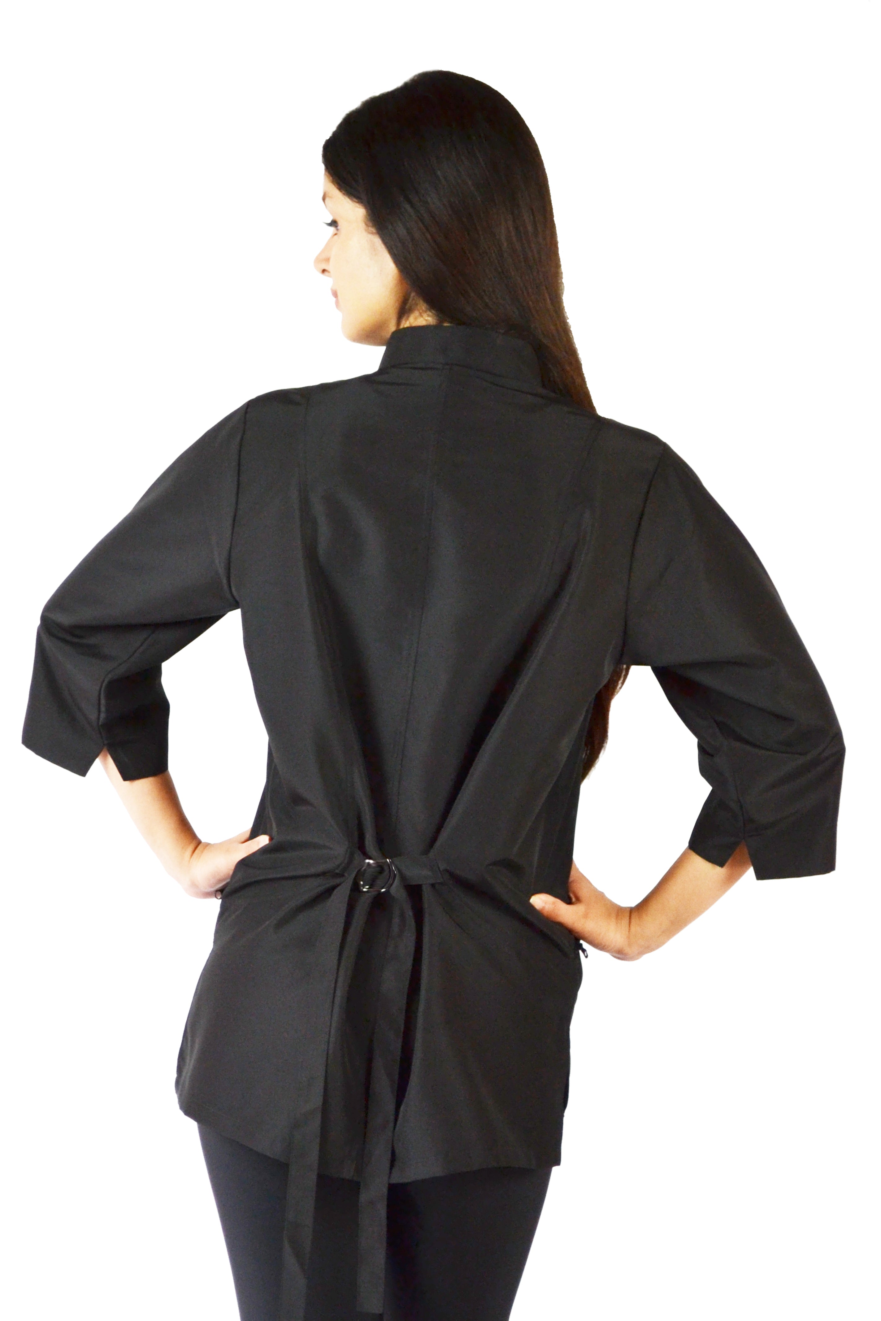 Stylist Jacket Black 3/4 Sleeve Stylist Jacket - 512 – Ladybird Line