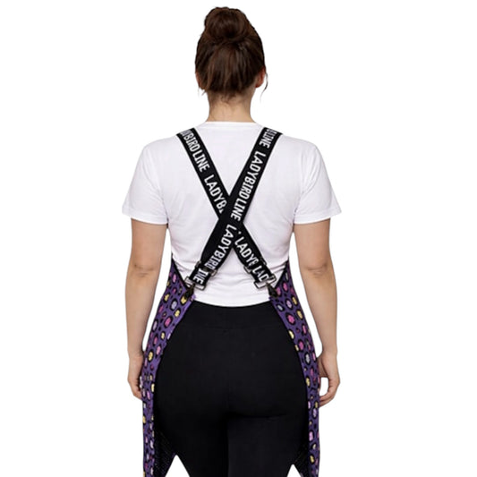 139 - Lilac Mini Paw Print Waterproof Signature Strap Crossover Apron