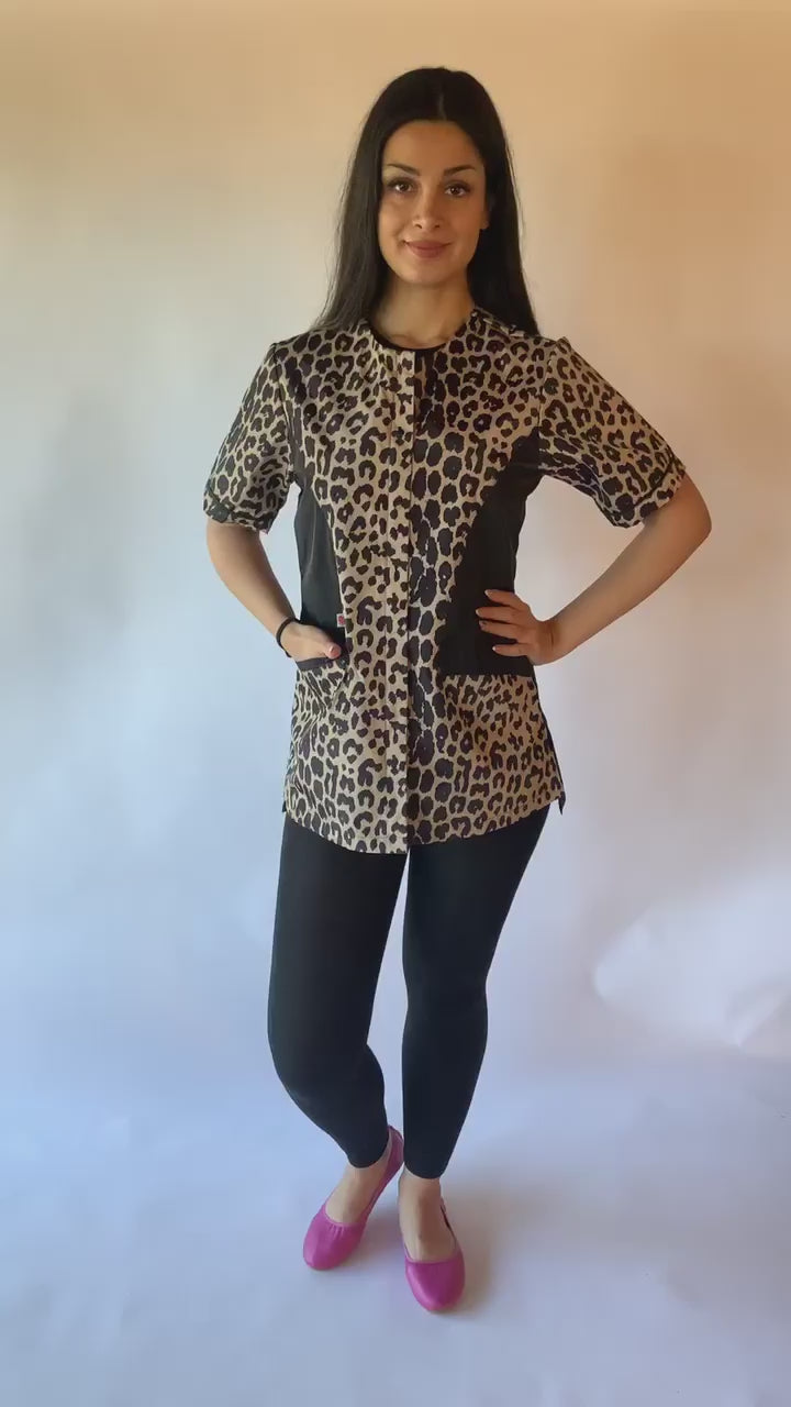 716 - Leopard Print Waterproof Hair Resistant and Bleach Resistant